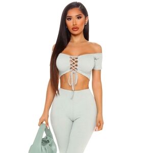 Comfy and sexy pant set